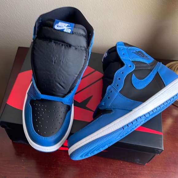 Air Jordan Retro 1 Dark Marina Blue size 10.5 - Picture 2 of 7